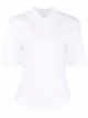 Image 1 of The Attico V-neck cotton T-shirt