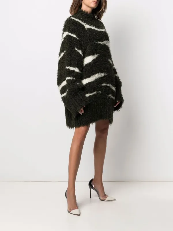 attico striped dress