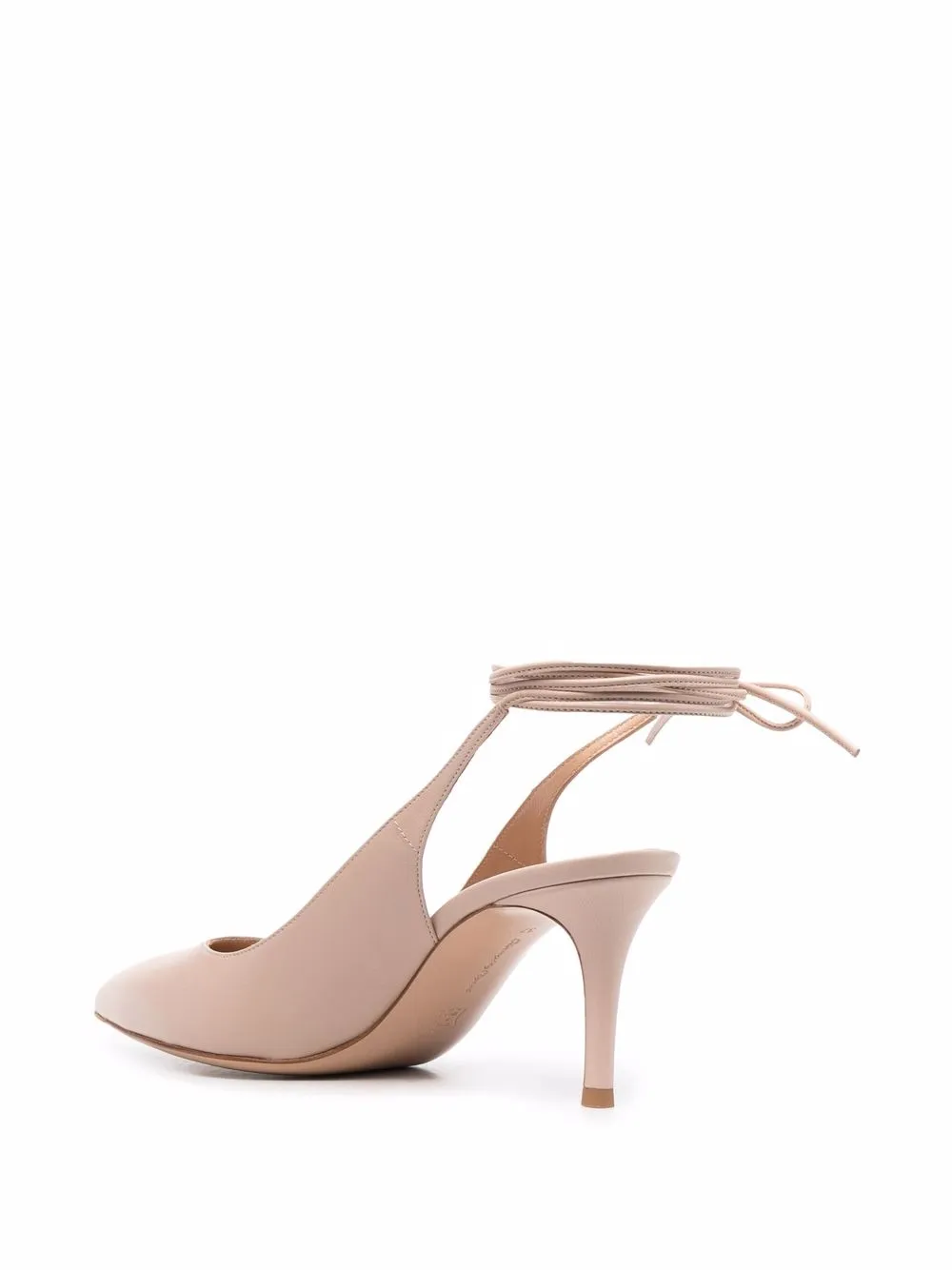 фото Gianvito rossi туфли с завязками и заостренным носком