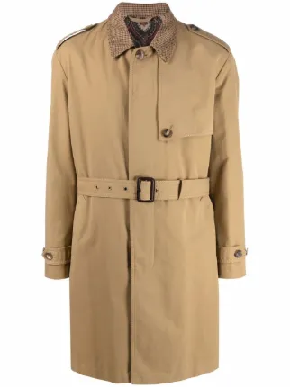 Etro trench best sale coat