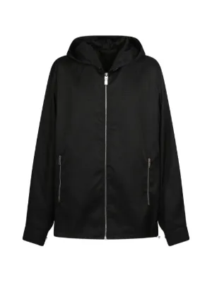 Givenchy Logo Tape Zipped Jacket | Black | FARFETCH