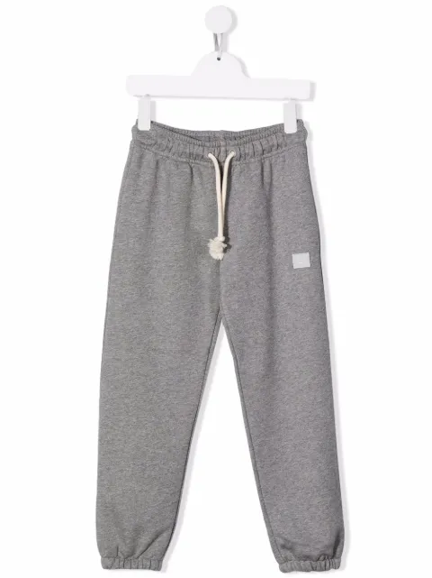 Acne Studios Kids logo-patch organic-cotton track pants 