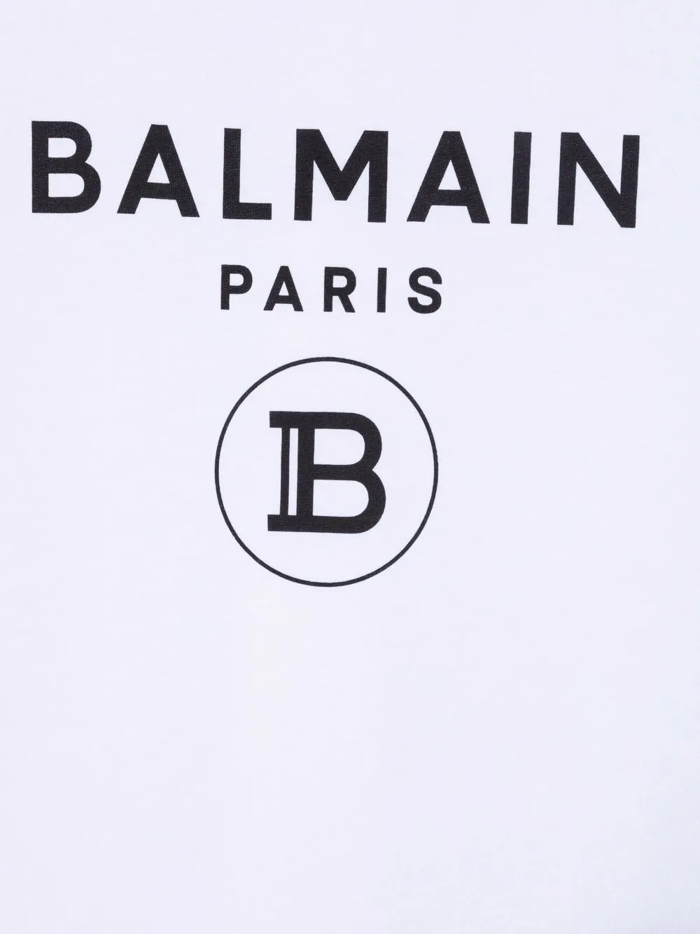 фото Balmain kids футболка с логотипом