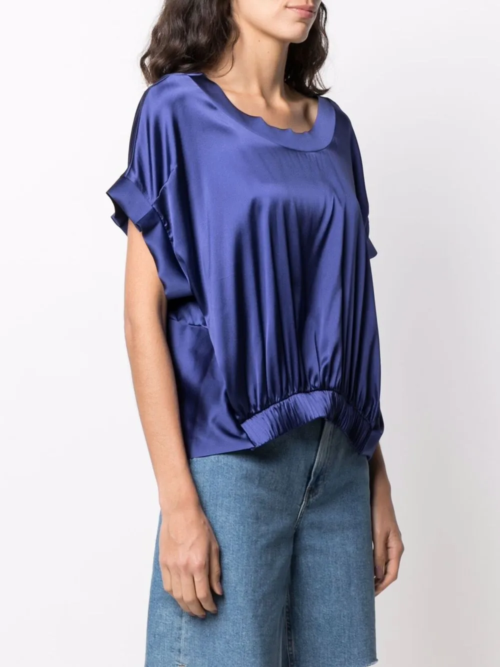 фото Le petite robe di chiara boni футболка с драпировкой