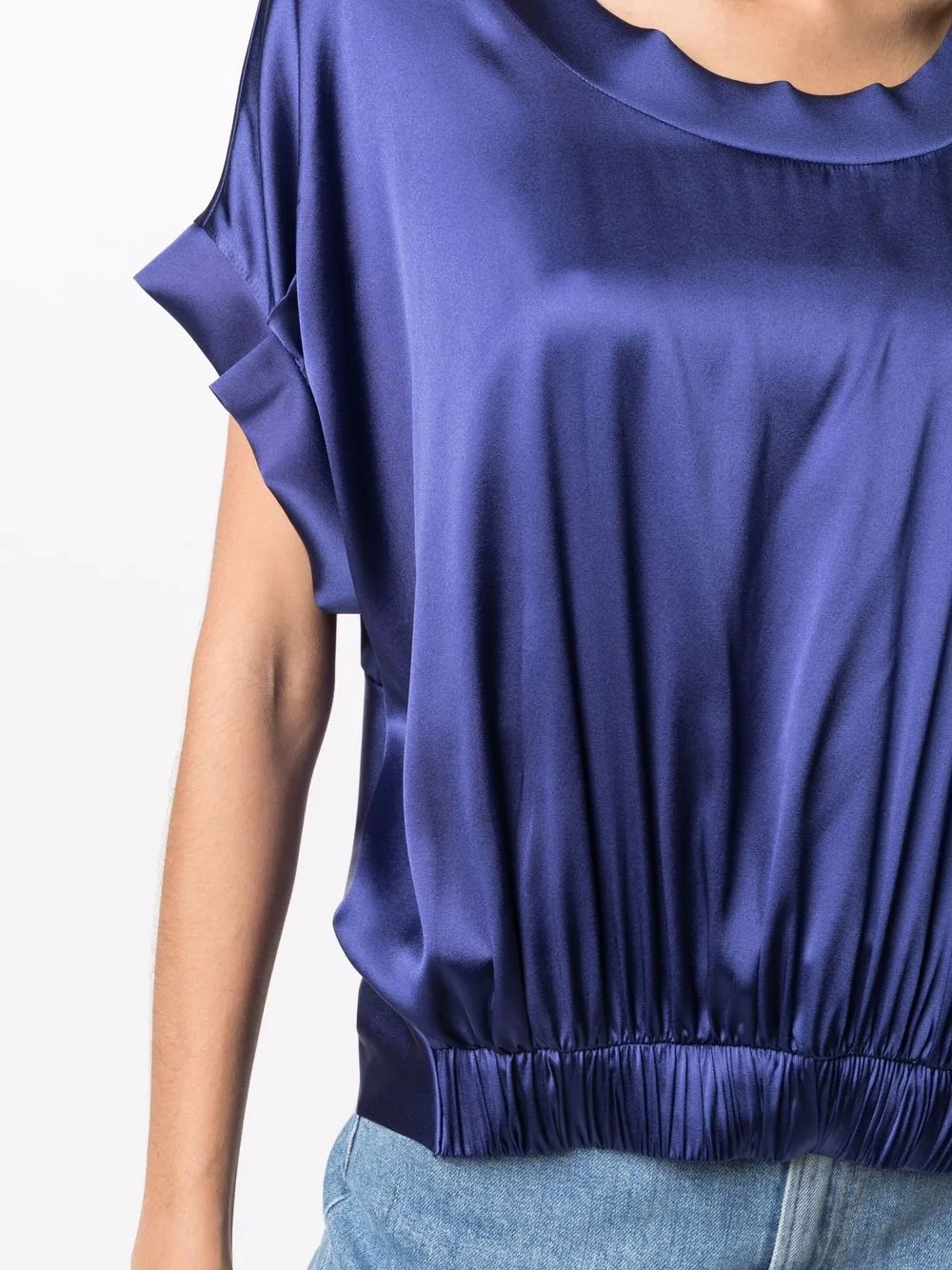 фото Le petite robe di chiara boni футболка с драпировкой