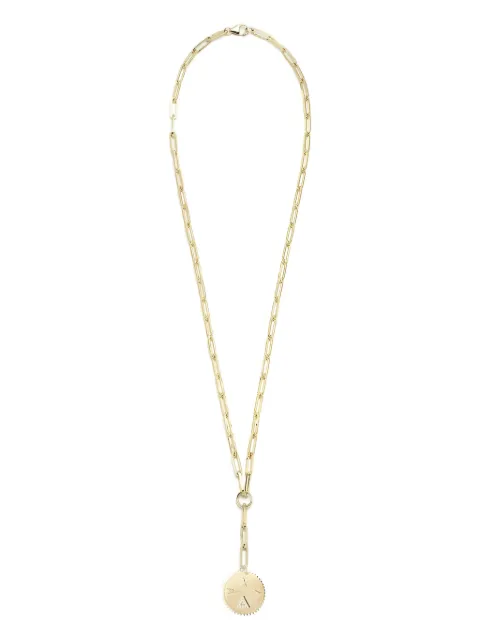 Foundrae 18K yellow gold Classic Fob Dream diamond necklace
