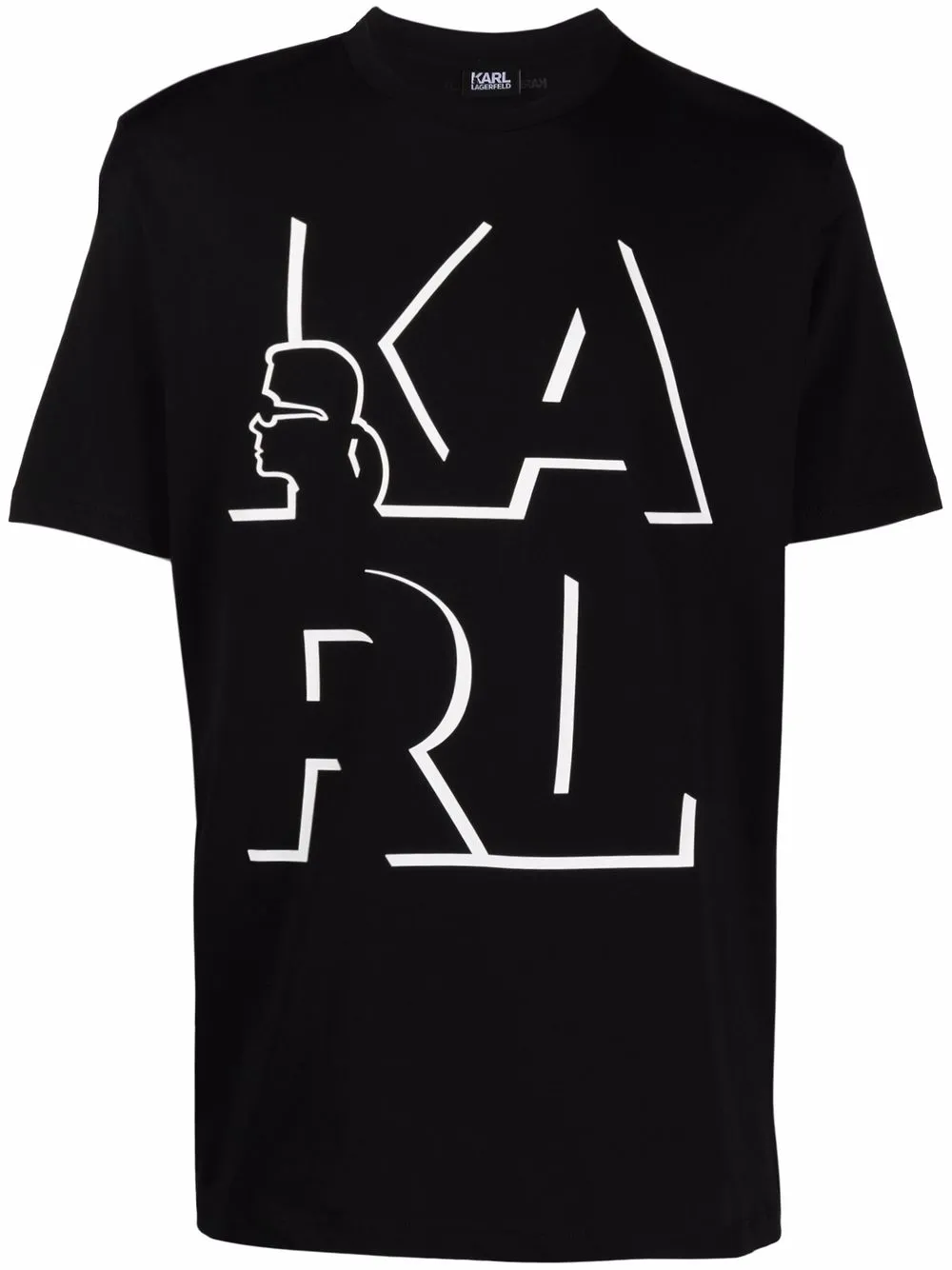 фото Karl lagerfeld футболка с графичным принтом