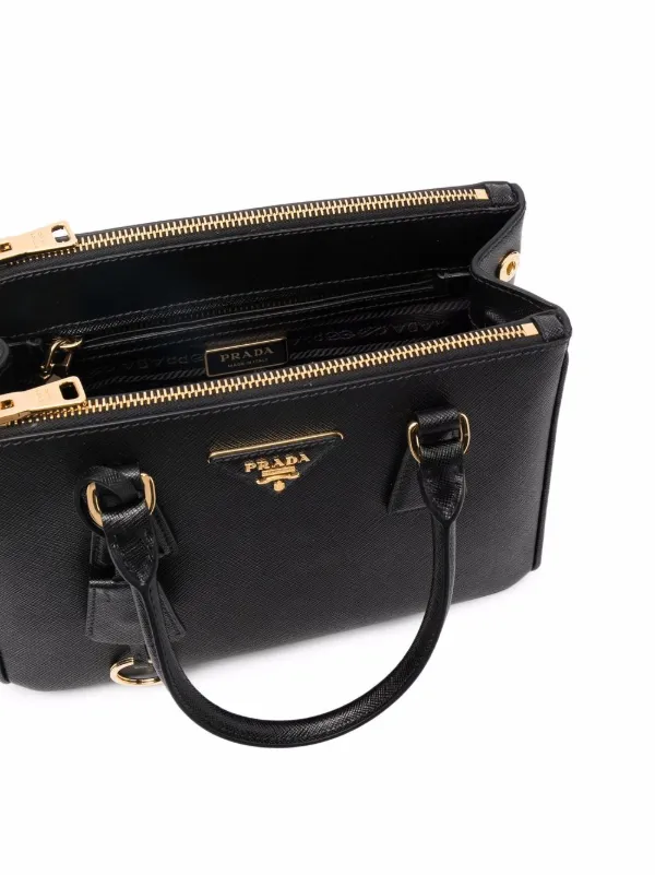 バッグ・カバンその他 Prada Small black Galleria handbag Black Small Prada Galleria Saffiano leather bag | PRADA