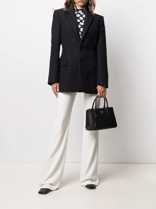 Prada Mini Galleria Tote Bag | Black | FARFETCH