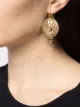 Imagem 2 de Paco Rabanne Par de brincos de argola com discos