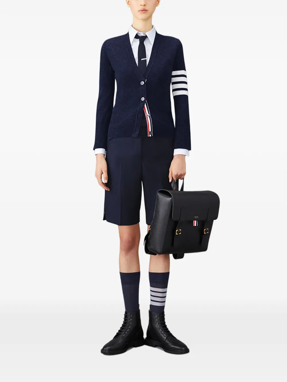  Thom Browne Wool Shorts - Blue 