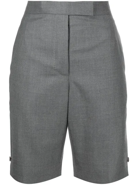 Thom Browne shorts de vestir con tiro alto