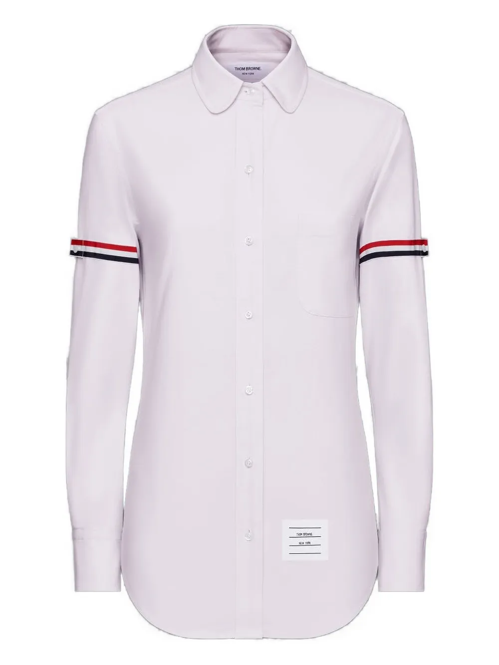 Thom Browne Oxford Armband Shirt In White