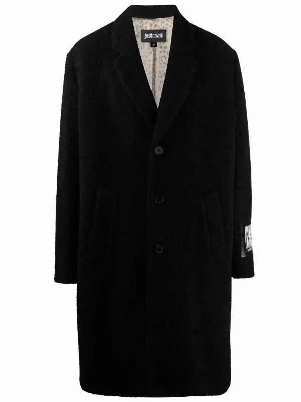 Shop Just Cavalli button-down coat with 