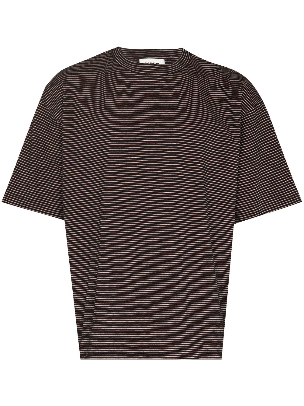 

YMC playera Triple Stripe - Negro