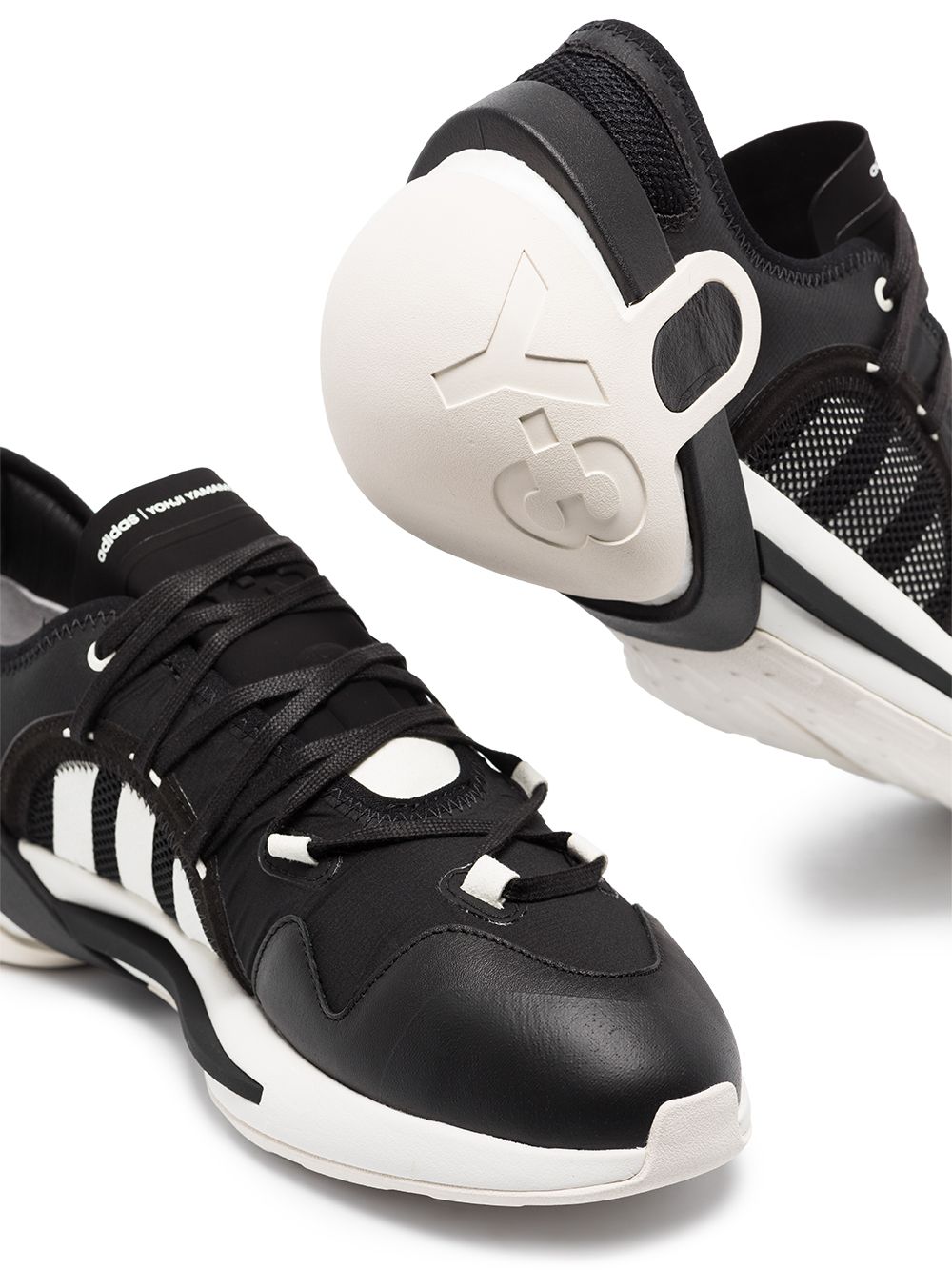 Shop Y-3 Idoso Boost Sneakers In Black