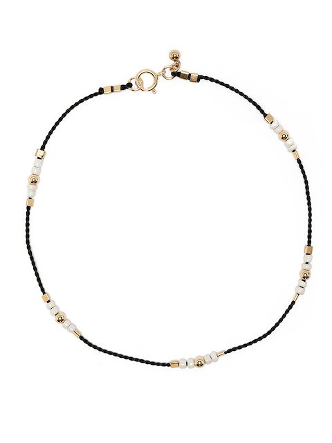 Petite Grand Buttercup beaded anklet