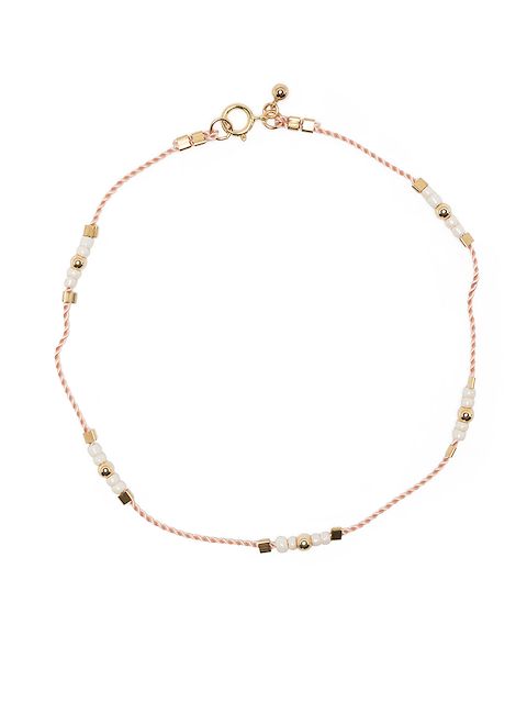 Petite Grand Buttercup beaded anklet