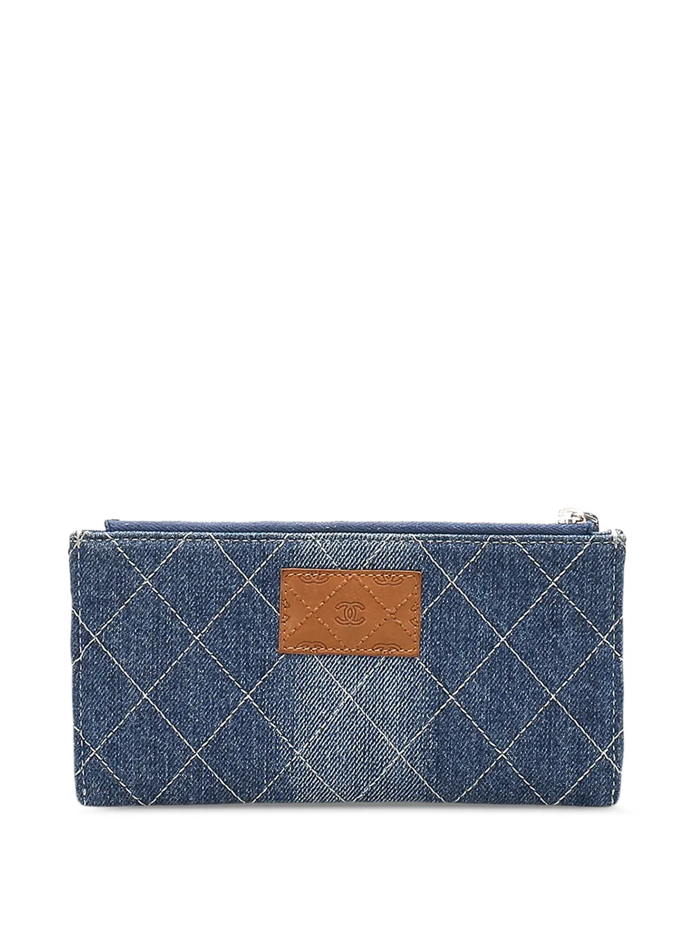 фото Chanel pre-owned джинсовый комбинезон timeless с логотипом cc