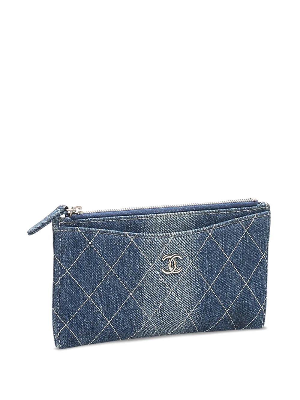 фото Chanel pre-owned джинсовый комбинезон timeless с логотипом cc