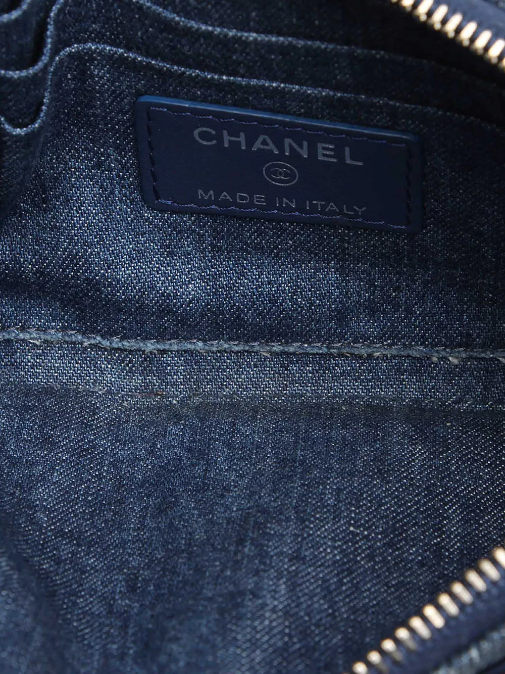 фото Chanel pre-owned джинсовый комбинезон timeless с логотипом cc