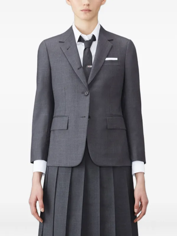 Thom Browne プリーツ ジャケット | グレー | FARFETCH JP