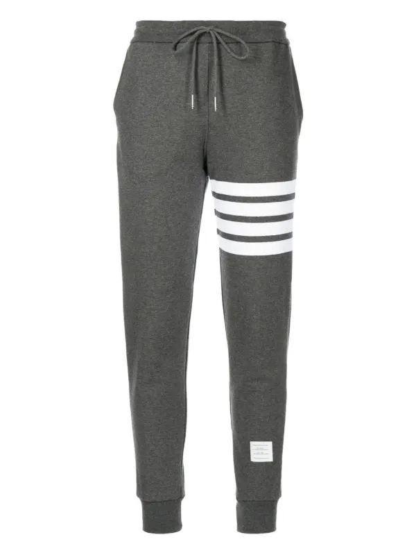 Thom Browne Classic Loopback 4-Bar Sweatpants in Grey