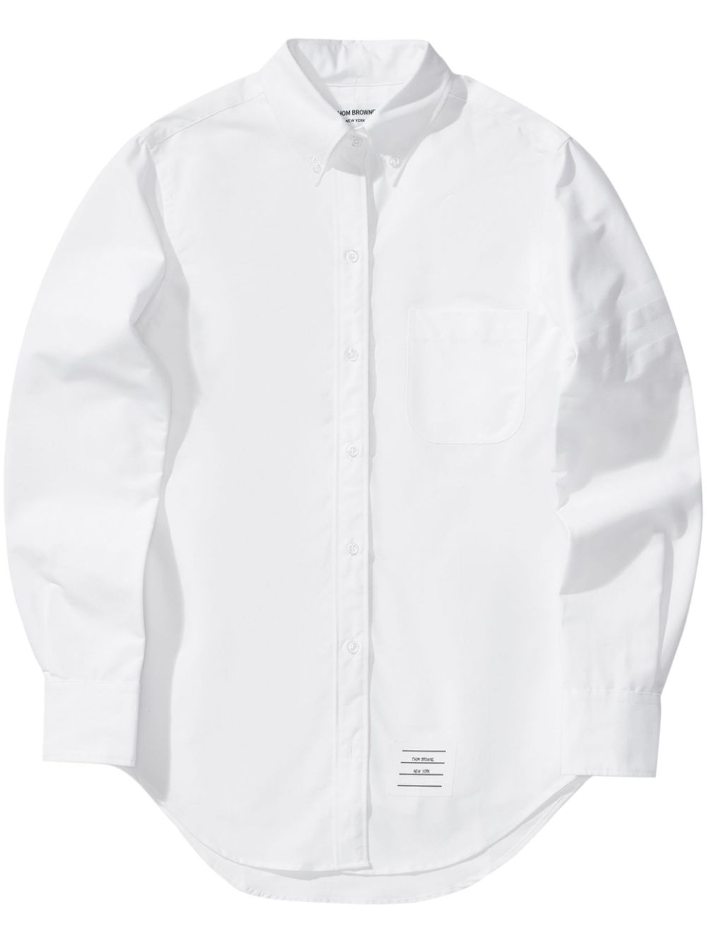 Thom Browne long-sleeve button-fastening shirt - White