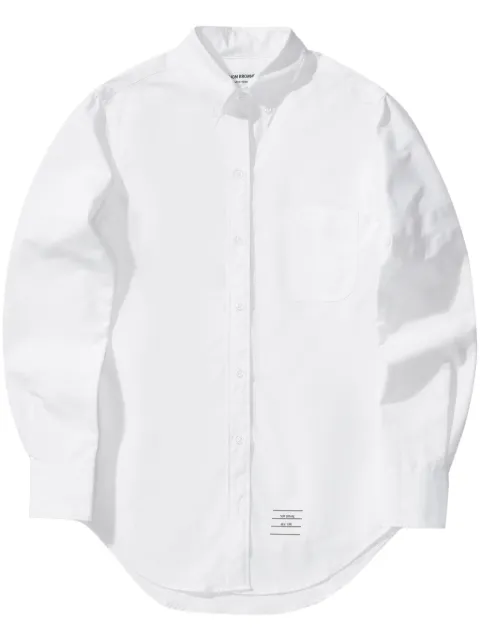 Thom Browne long-sleeve button-fastening shirt