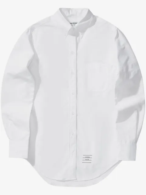 Thom Browne long-sleeve button-fastening shirt