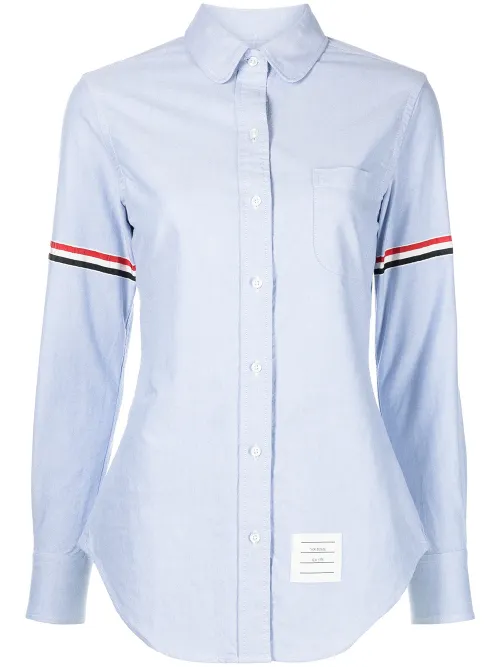 Chemise Oxford à liseré en ruban gros-grain - Thom Browne - Modalova