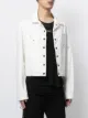 Ludovic De Saint Sernin eyelet-embellished denim jacket