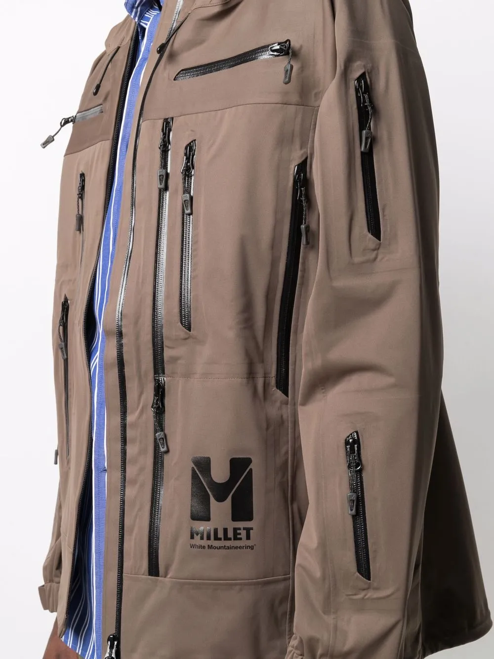 x Millet Saitos hooded parka