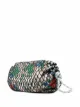 GANNI fishnet drawstring shoulder bag