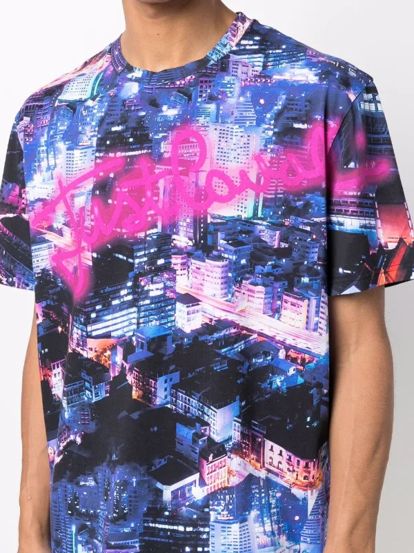 Shop Just Cavalli custom slim fit short 