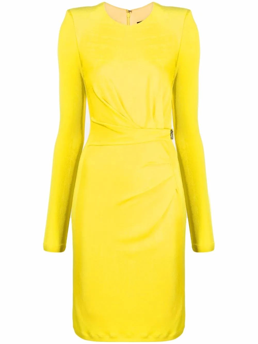 

Just Cavalli vestido con cintura fruncida - Amarillo