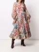 Image 2 sur ZIMMERMANN robe mi-longue Cassia à motif patchwork