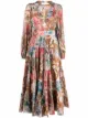 Image 1 sur ZIMMERMANN robe mi-longue Cassia à motif patchwork