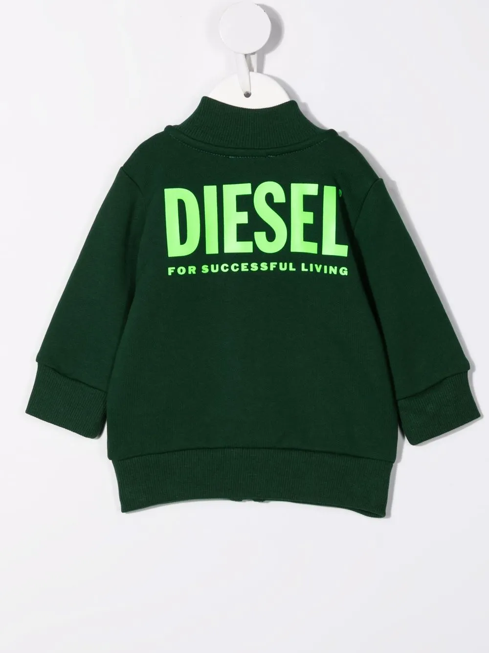 фото Diesel kids толстовка на молнии с логотипом