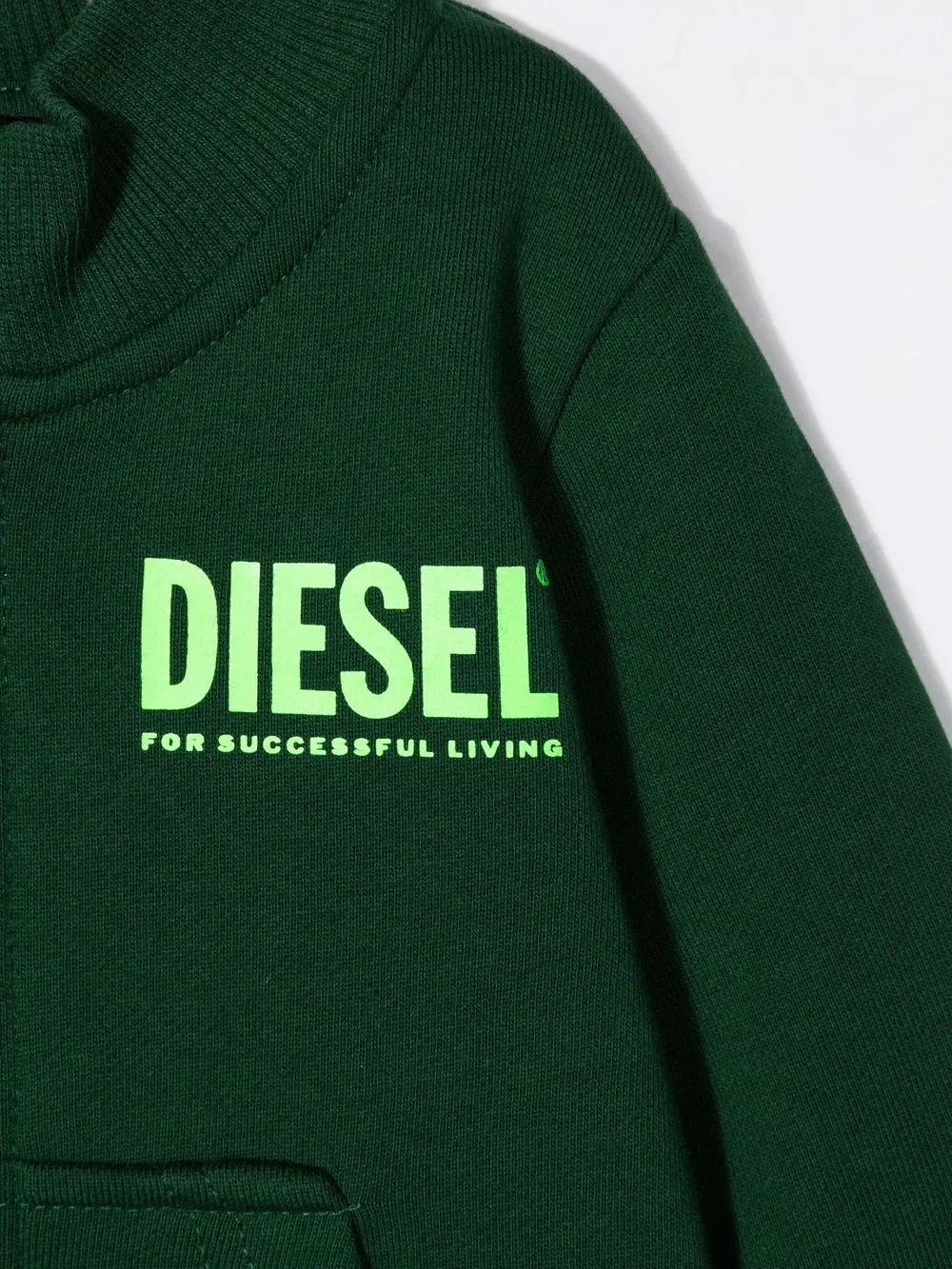 фото Diesel kids толстовка на молнии с логотипом