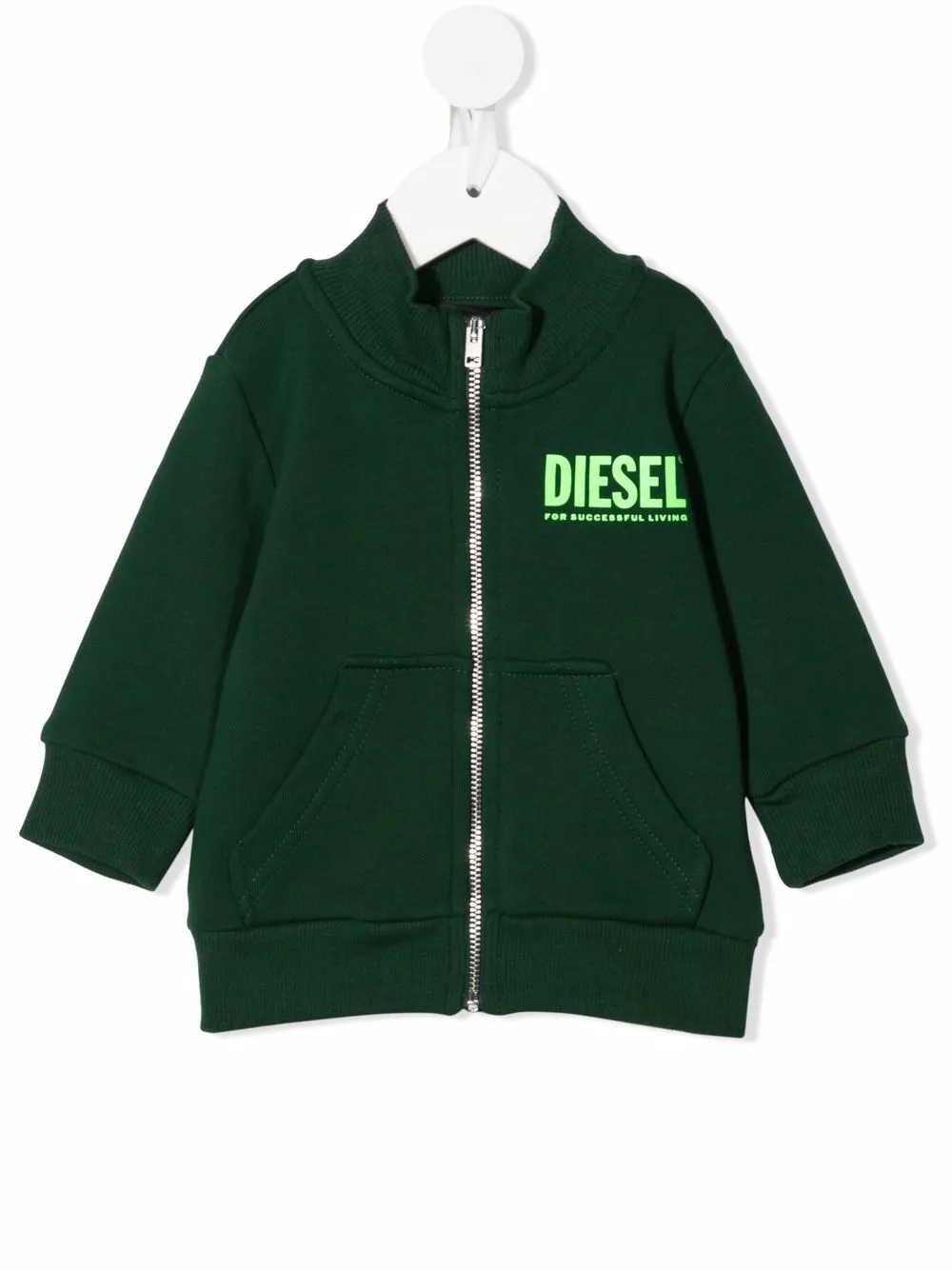 фото Diesel kids толстовка на молнии с логотипом