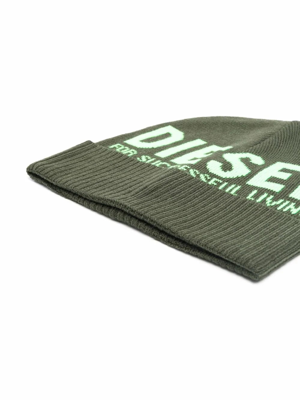 фото Diesel kids шапка бини вязки интарсия с логотипом