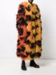 Walter Van Beirendonck leopard faux-fur coat