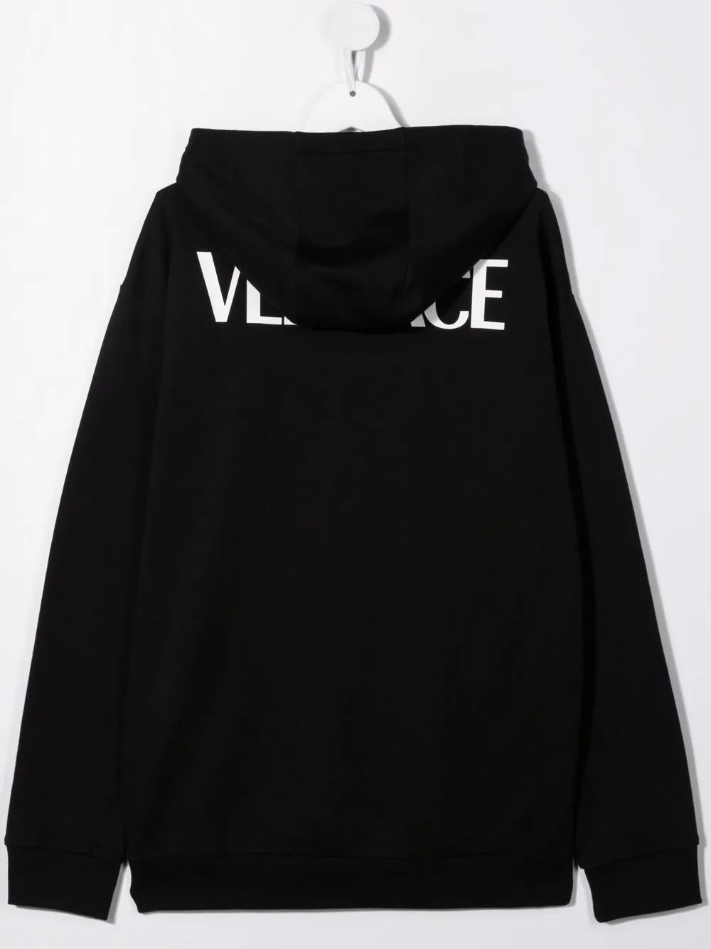 Versace Kids Katoenen hoodie - Zwart