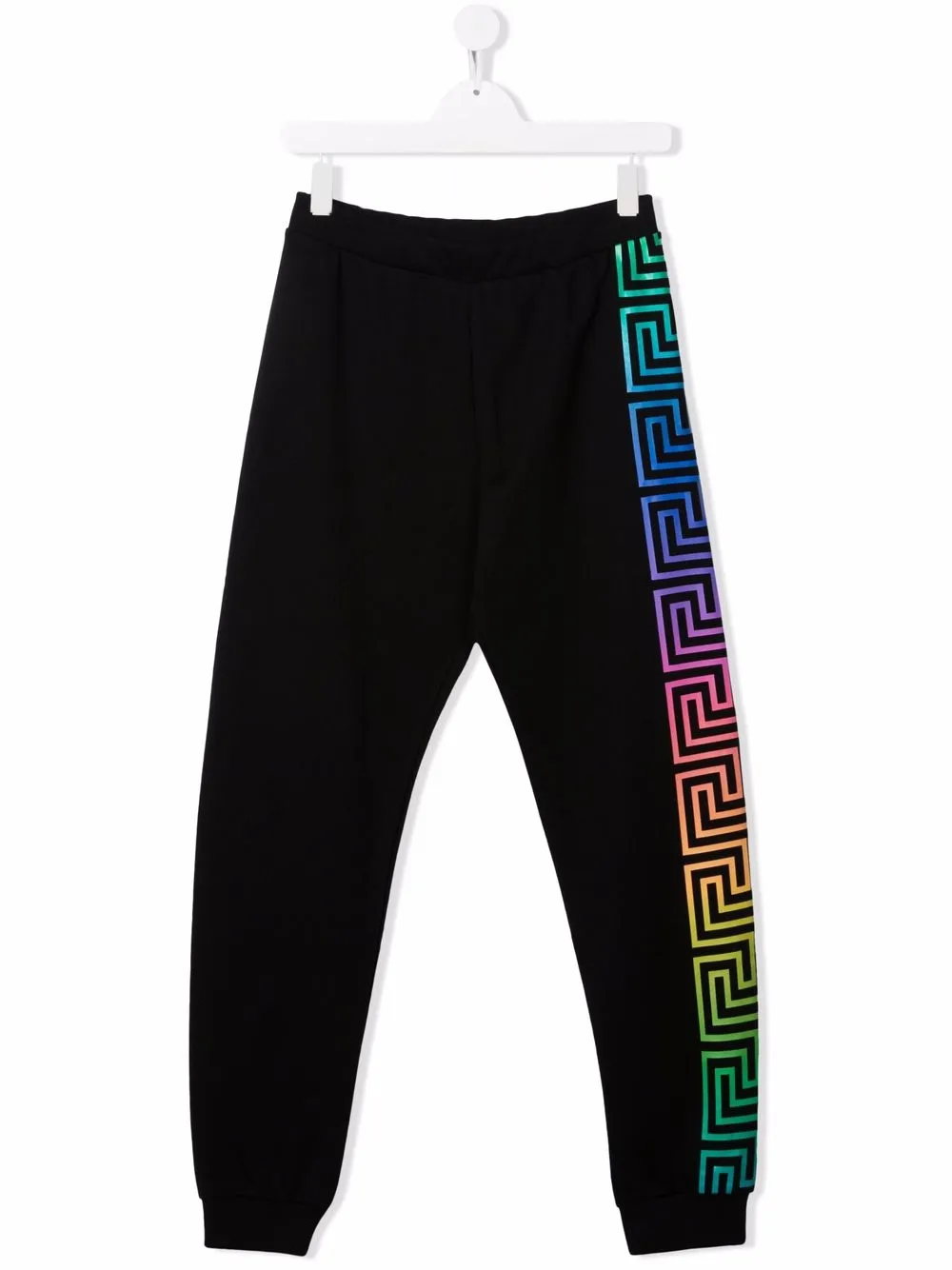 Image 1 of Versace Kids side-stripe print track pants