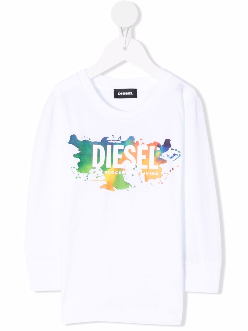 фото Diesel kids футболка с длинными рукавами и логотипом