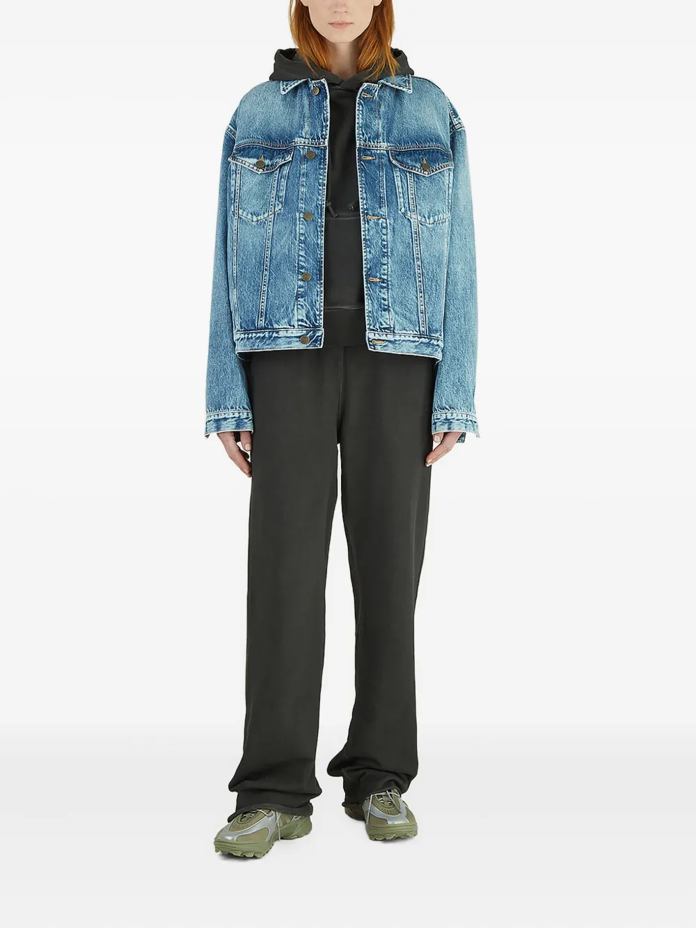 Helmut Lang Classic Hooded Sweatshirt In Gray