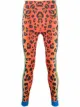 Image 1 of Walter Van Beirendonck leopard-print bike leggings