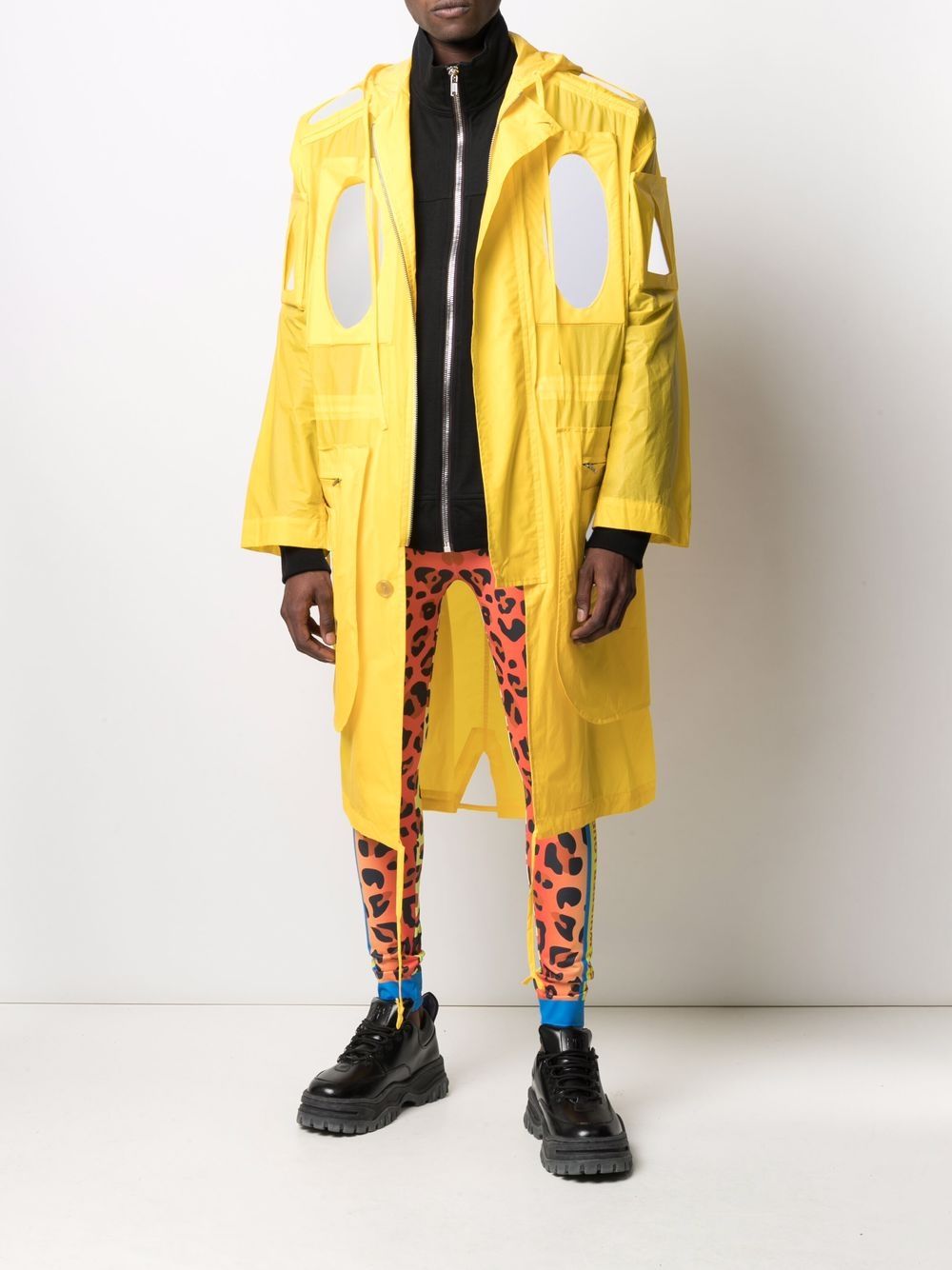 фото Walter van beirendonck тайтсы с леопардовым принтом