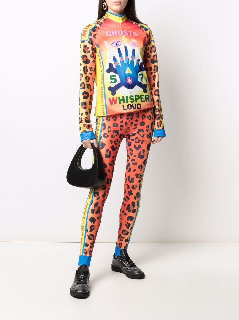 фото Walter van beirendonck тайтсы с леопардовым принтом